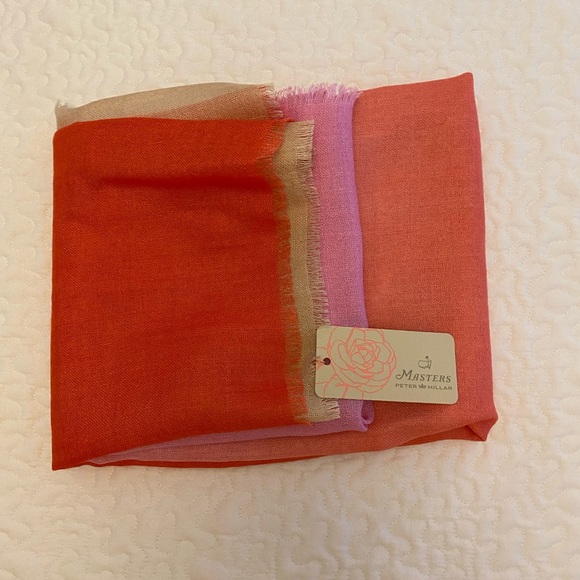 Brand new tags on, multi colored silk scarf - Picture 3 of 8